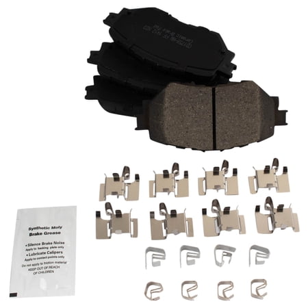 TRQ Front Brake Pads BFA19828 Fits Select 2012-2017 Fiat 500