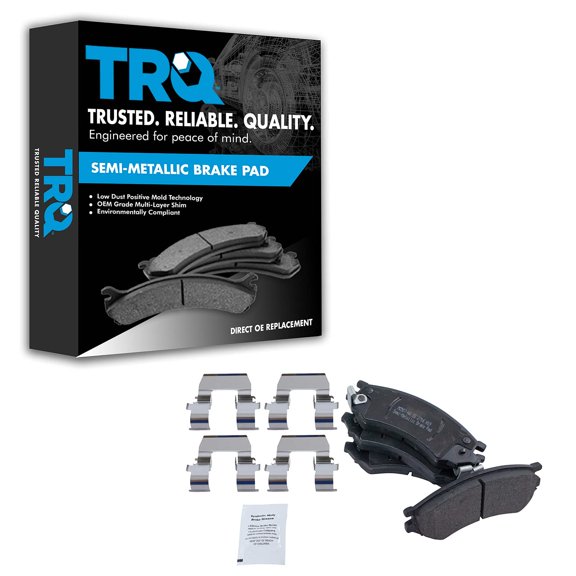 TRQ Front Brake Pads Set Semi Metallic for 91-02 Saturn S Series SL SC SW BFA73582 Fits select: 1991-2002 SATURN SL1, 1991-2002 SATURN SL2