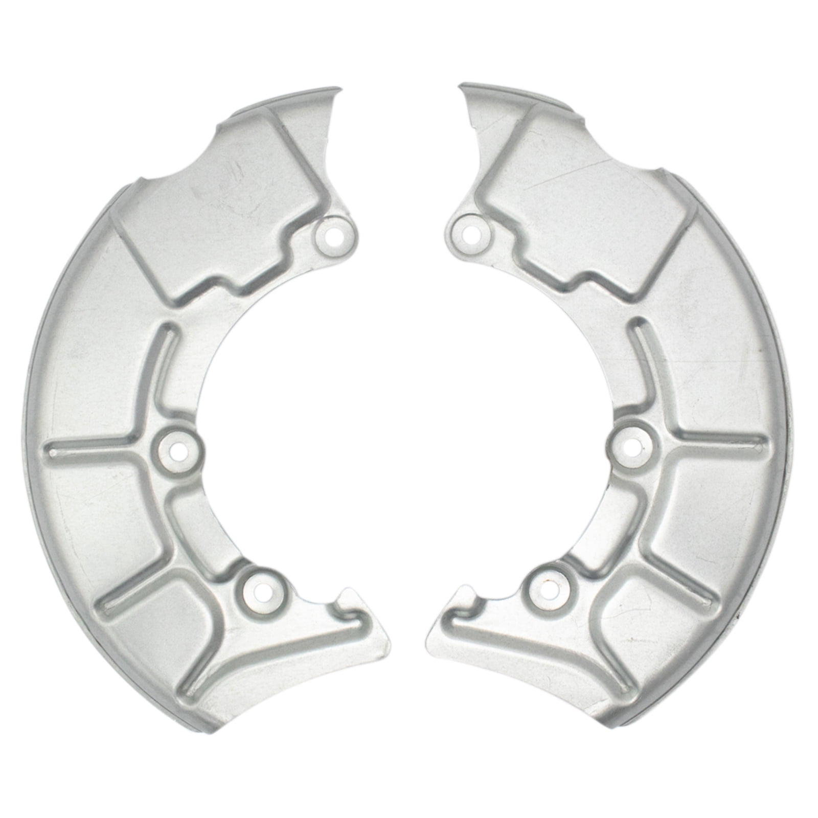 TRQ Front Brake Rotor Backing Plate Dust Shield Set for VW Volkswagen ...