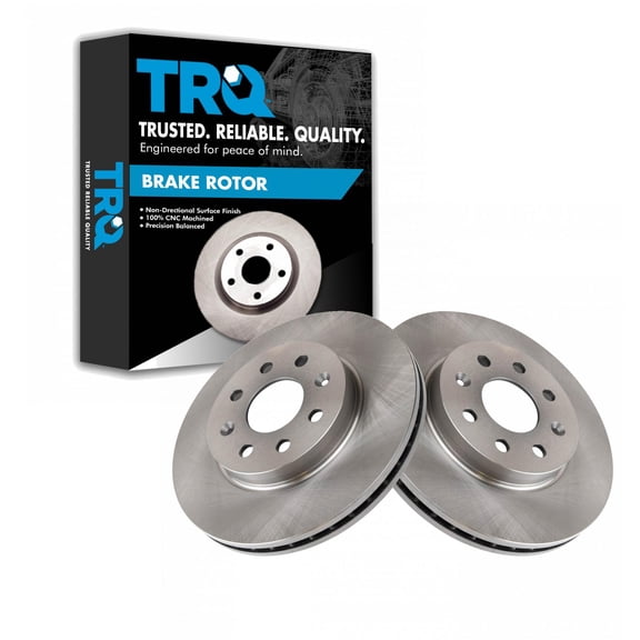 TRQ Front Brake Rotor Set Fits 1999-2002 Daewoo Nubira BRA75262
