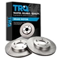 thumbnail image 1 of TRQ Front Brake Rotors Set Vented Fits Select 1997-2001 Acura Integra 1991-1995 Legend 1996-1998 RL TL Honda CR-V 1995-1998 Odyssey Prelude 1996-1999 Isuzu Oasis, 1 of 5