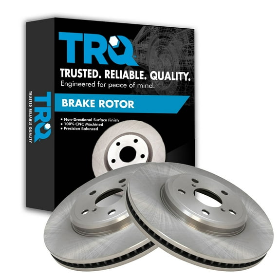 TRQ Front Brake Rotors Set Vented Fits Select 2001-2006 Lexus LS430