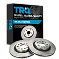 thumbnail image 1 of TRQ Front Brake Rotors Set Vented Fits Select 2005-2007 Ford Five Hundred Freestyle 2008-2009 Taurus Taurus X Mercury Montego Sable, 1 of 5