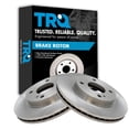 thumbnail image 1 of TRQ Front Brake Rotors Set Vented Fits Select 2011-2019 Ford Fiesta, 1 of 5