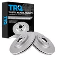 thumbnail image 1 of TRQ Front Brake Rotors Set Vented Premium G-Coated Fits Select 2012-2017 Buick Verano 2014-2015 Chevrolet Cruze 2011-2015 Volt, 1 of 6