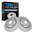 thumbnail image 1 of TRQ Front Brake Rotors Set Vented Premium G-Coated Fits Select 2017-2020 Acura MDX 2015-2023 Honda Odyssey 2019-2022 Passport 2016-2022 Pilot 2017-2023 Ridgeline, 1 of 6