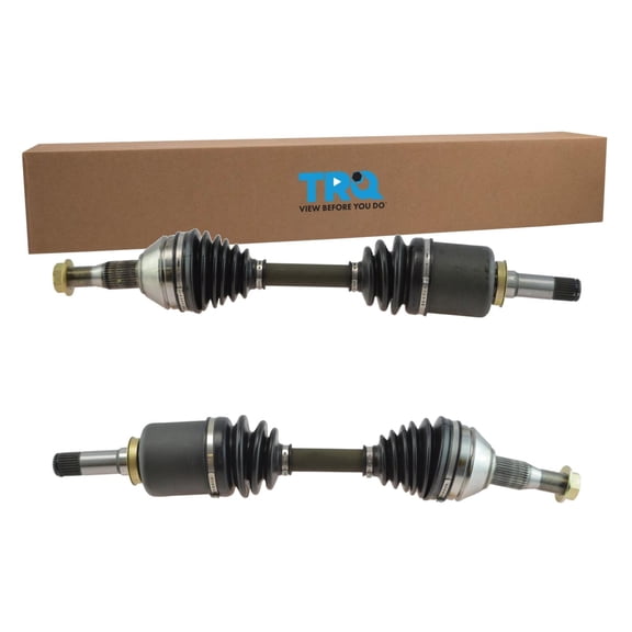 TRQ Front Driver and Passenger Side CV Axle Assembly Set 2 Piece Fits 2012-2013 Chevrolet Impala LS LT LTZ 2014-2016 Impala Limited LS LT LTZ