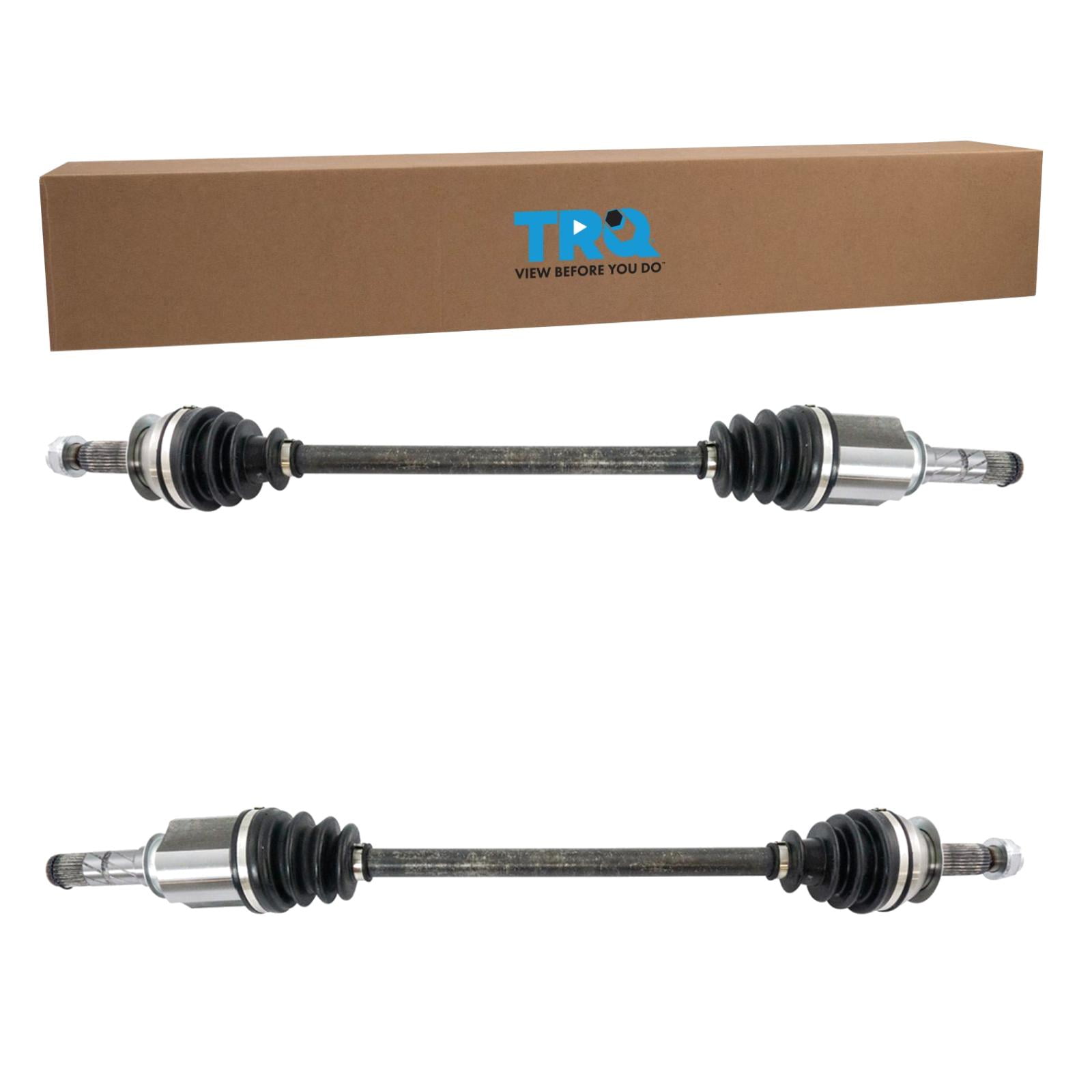 TRQ Front CV Axle Shaft Assembly LH RH Kit Pair Set of 2 for Forester