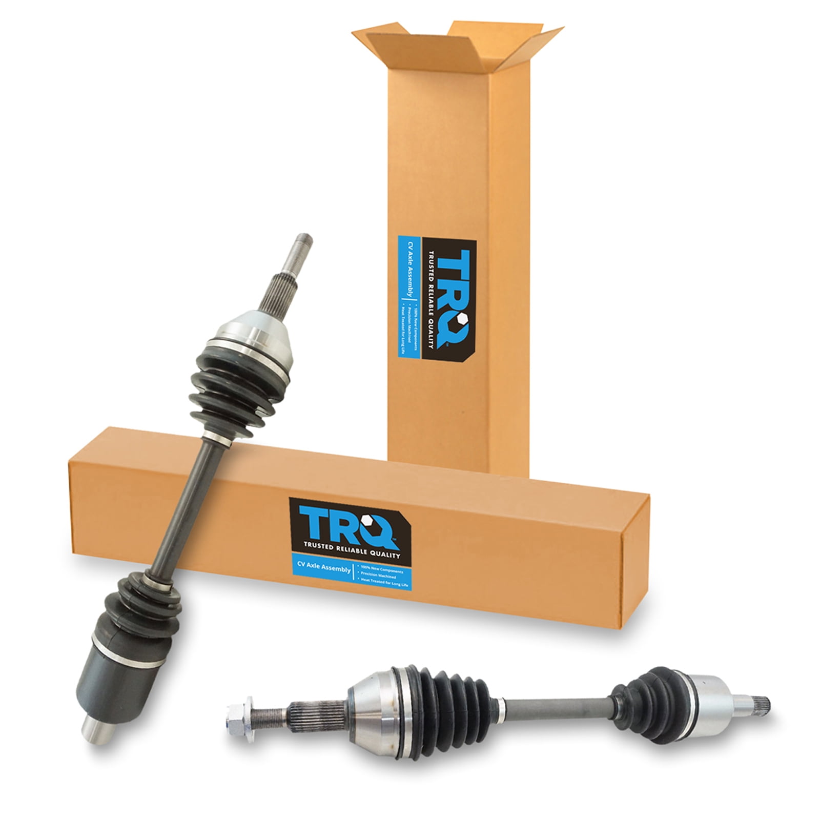 TRQ Front CV Axle Shaft Assembly Pair LH RH Sides for Town Country Grand Caravan CSA72980 Fits select: 2008-2018 DODGE GRAND CARAVAN, 2008-2016 CHRYSLER TOWN & COUNTRY