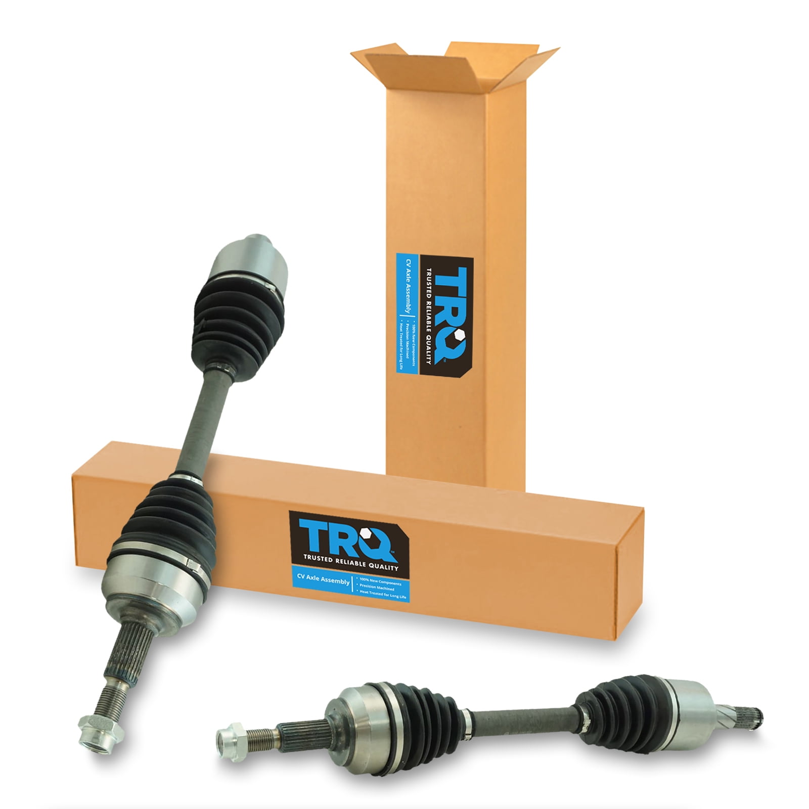 TRQ Front CV Axle Shaft Assembly Set Compatible with 2006-2010 Jeep Commander 2005-2010 Grand Cherokee