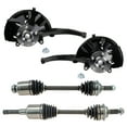 thumbnail image 1 of TRQ Front CV Axles & Wheel Hubs & Bearings Compatible with 10-12 Ford Fusion 10-11 Milan Fits select: 2010-2011 MERCURY MILAN, 1 of 4