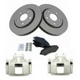 thumbnail image 1 of TRQ Front Ceramic Brake Pad, Coated Rotor & Caliper Kit Fits Select Dodge Caravan Routan, 1 of 5