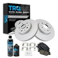 thumbnail image 1 of TRQ Front Ceramic Brake Pad & Coated Rotor Kit with Fluids for Chevrolet Camaro BKA24676 Fits select: 2017 CHEVROLET CAMARO LS/LT, 2018 CHEVROLET CAMARO LS, 1 of 6