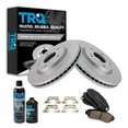 thumbnail image 1 of TRQ Front Ceramic Brake Pad & Coated Rotor Kit of 2 Kit w/Chemicals BKA24087 Fits select: 2005-2010 HONDA ODYSSEY, 1 of 6