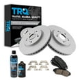 thumbnail image 1 of TRQ Front Ceramic Brake Pad & Coated Rotor Kit w/Fluids for Honda CR-V RDX BKA24082, 1 of 6