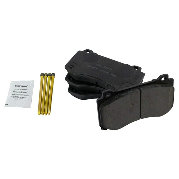 TRQ Front Ceramic Brake Pad Kit for 300C Challenger Charger Magnum SRT-8 BFA73166 Fits select: 2015-2016 DODGE CHALLENGER R/T SCAT PACK, 2008-2012 DODGE CHALLENGER SRT-8