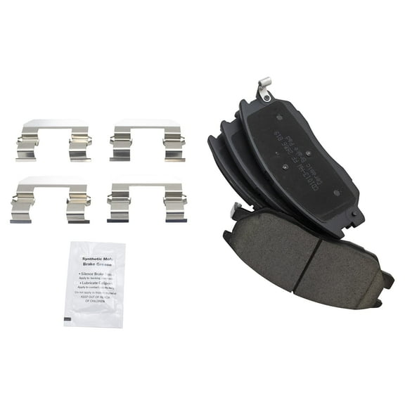 TRQ Front Ceramic Brake Pad Left & Right Set Kit Fits XG350 Kia Amanti BFA73221 Fits select: 2003-2005 HYUNDAI XG