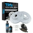 thumbnail image 1 of TRQ Front Ceramic Brake Pad & Performance Rotor Kit w/Fluids for Ford Escape AWD BKA21608, 1 of 6