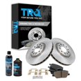 thumbnail image 1 of TRQ Front Ceramic Brake Pad & Rotor Kit w/Chemicals for 500X Compass Renegade BKA15388 Fits select: 2018-2021 JEEP COMPASS, 2015-2020 JEEP RENEGADE, 1 of 5
