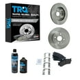 thumbnail image 1 of TRQ Front Ceramic Brake Pad & Rotor Left & Right Kit w/Chemicals for 03-05 Rio BKA16456 Fits select: 2003-2005 KIA RIO, 1 of 6