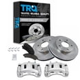 thumbnail image 1 of TRQ Front Ceramic Brake Pads Rotors & Calipers Kit Fits Select GM SUV Truck New, 1 of 6