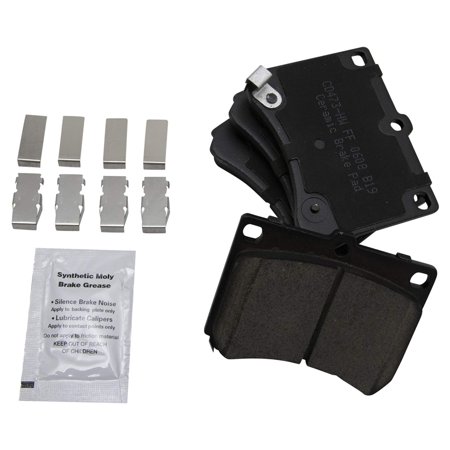 TRQ Front Ceramic Disc Brake Pad Set Kit for Escort MX-3 Protege Tracer New BFA73288