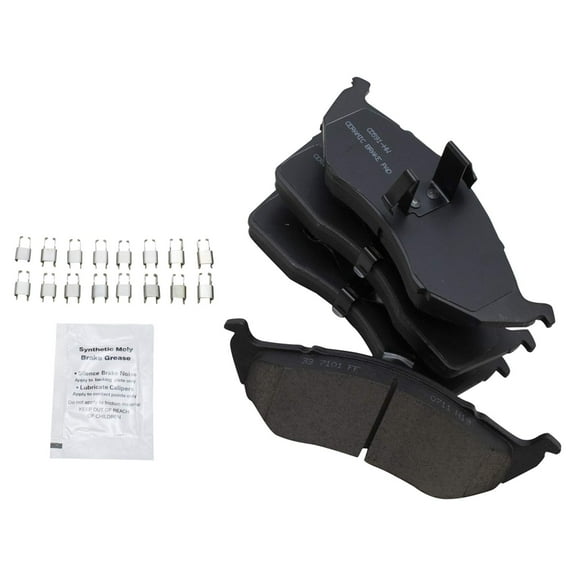 TRQ Front Ceramic Disc Brake Pads Kit for Chrysler Dodge Eagle Plymouth BFA73277 Fits select: 1996-2000 DODGE GRAND CARAVAN, 1996-2000 CHRYSLER TOWN & COUNTRY