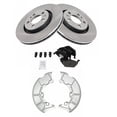thumbnail image 1 of TRQ Front Brake Pad & Rotor Kit Brake Pads Brake Rotor Brake Rotor Backing Plate Ceramic Vented Fits Select 2000-2010 Volkswagen Beetle 2000-2006 Golf 2000-2005 Jetta, 1 of 5