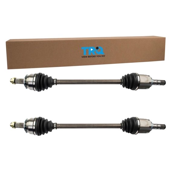 TRQ Front Complete CV Joint Axle Shaft Driver Passenger Pair for Forester CSA34382