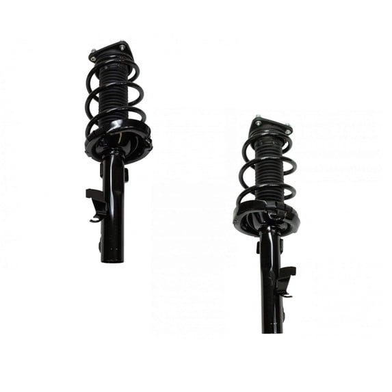 TRQ Front Complete Loaded Strut Spring Assembly Pair LH & RH for Volvo S40 V50 SCA09666 Fits select: 2008-2013 VOLVO C70, 2008-2013 VOLVO C30