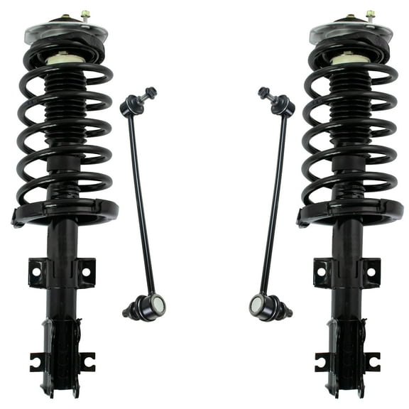 TRQ Front Complete Quick Loaded Strut Spring Assembly Sway Bar Link Kit Set 4pc SCA67097 Fits select: 2003-2007 VOLVO XC70, 2001-2002 VOLVO V70