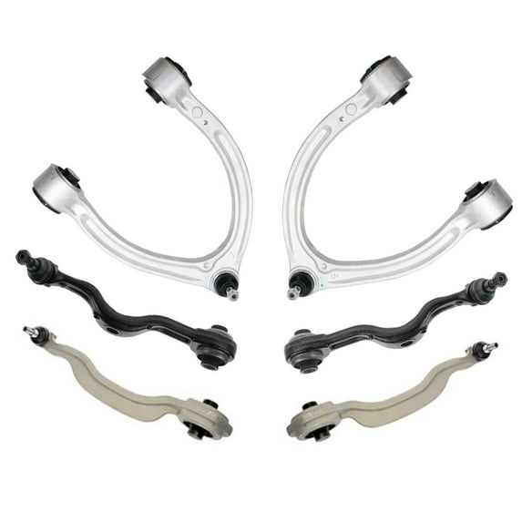 TRQ Front Control Arm with Ball Joint Set 6 Piece Fits 2007-2008 Mercedes-Benz CL550 2007-2014 CL600 2008-2014 CL63 AMG CL65 AMG 2007-2009 S550 2007-2013 S600 2008-2013 S63 AMG S65 AMG