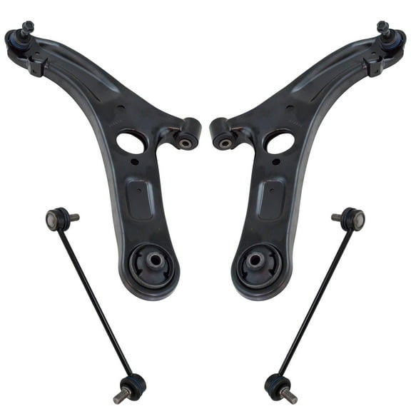 TRQ Front Control Arm Ball Joint Stabilizer Sway Bar Link Suspension Kit 4pc PSA65139