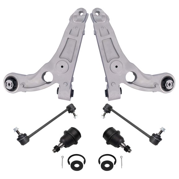 TRQ Front Control Arm Ball Joint Stabilizer Sway Bar Link Suspension Kit 6pc PSA72512 Fits select: 2014-2018 JEEP CHEROKEE