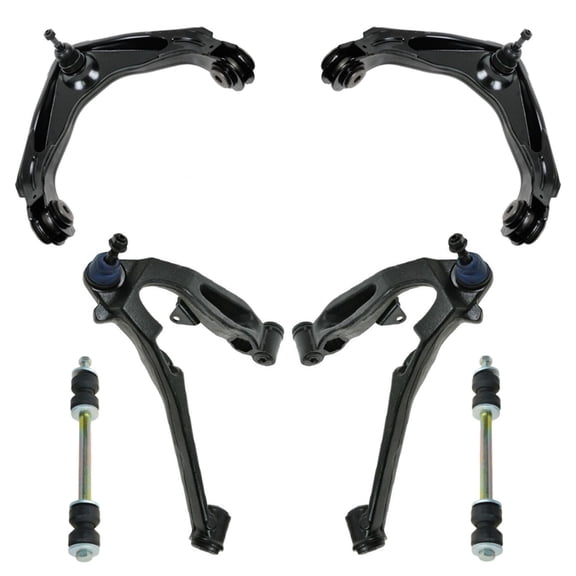 TRQ Front Control Arm Ball Joint Stabilizer Sway Bar Link Suspension Kit Set 6pc PSA65877