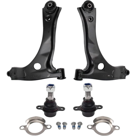 TRQ Front Control Arm Ball Joint Suspension Kit Set 4pc for 2015-2019 Ford Transit T150 T250 T350 Van