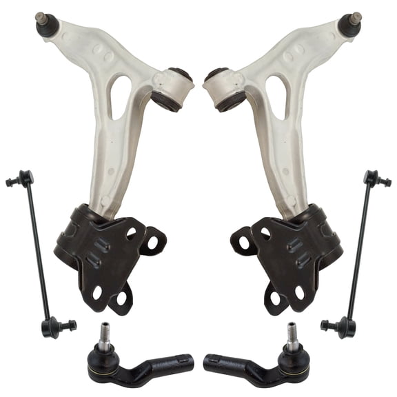 TRQ Front Control Arm Ball Joint Sway Bar Link Suspension Kit 6pc for Focus CMax PSA65122 Fits select: 2012 FORD FOCUS, 2013-2018 FORD FOCUS SE