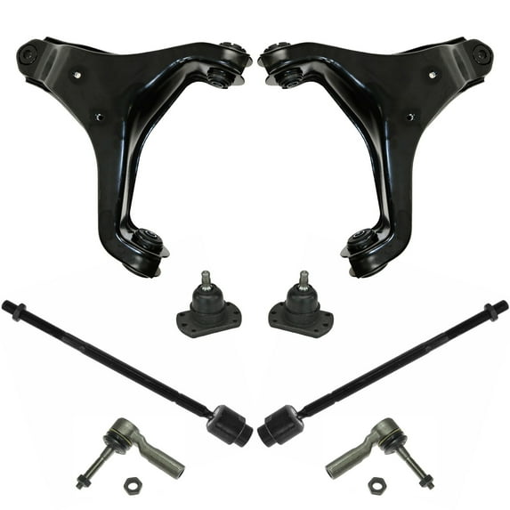TRQ Front Control Arm Ball Joint Tie Rod End Steering Suspension Kit Set 8pc PSA65176 Fits select: 1998-2001 CHEVROLET LUMINA, 1998-1999 CHEVROLET MONTE CARLO