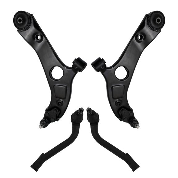 TRQ Front Control Arm Ball Joint Tie Rod Steering Suspension Kit 4pc PSA79944
