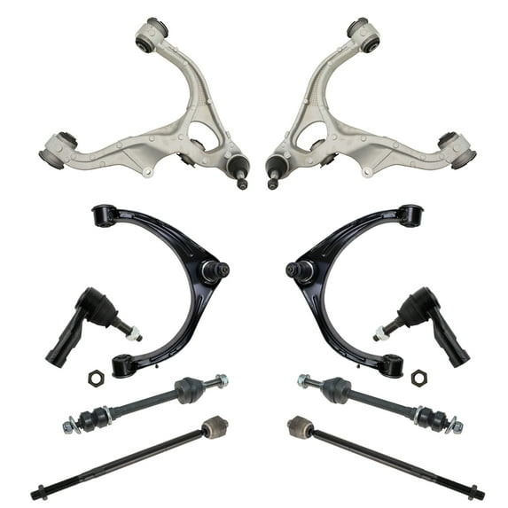 TRQ Front Control Arm Ball Joint Tie Rod Sway Link Steering Suspension Kit 10pc PSA65021