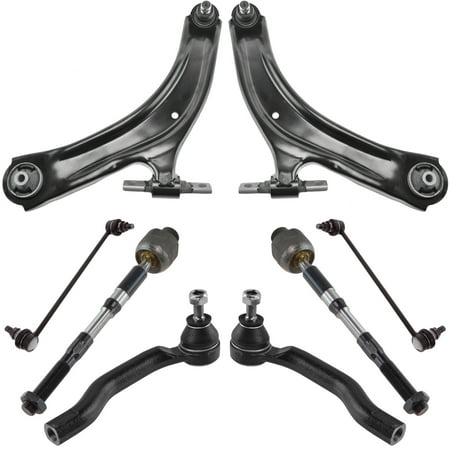 TRQ Front Control Arm Ball Joint Tie Rod Sway Link Steering Suspension Kit 8pc PSA85448
