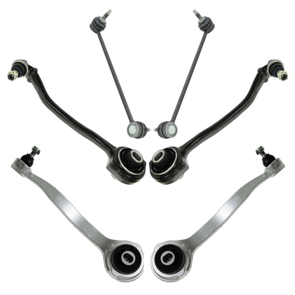 TRQ Front Control Arm Sway Bar Kit Set of 6 for Mercedes Benz MB C CLK Class RWD PSA56166 Fits select: 2004-2007 MERCEDES-BENZ C, 2003-2009 MERCEDES-BENZ CLK