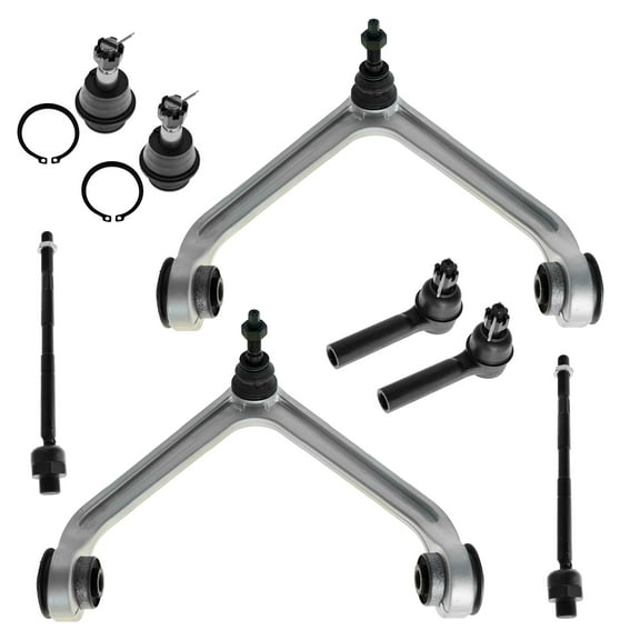 TRQ Front Control Arms Ball Joint Tie Rod Kit Set of 8 for 02-05 Ram 1500 Pickup PSA58684 Fits select: 2002-2005 DODGE RAM 1500