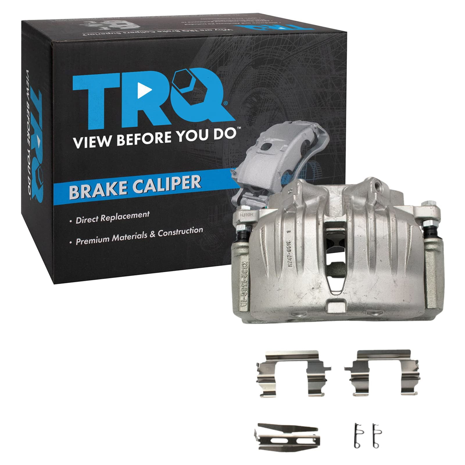 TRQ Front Right Brake Caliper Compatible with 10-17 Ford Expedition 10-11 F-150 09-17 Navigator 並行輸入品 : TRQ Front Right Brake Caliper w&frasl;Bracket Passenger Side