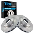 thumbnail image 1 of TRQ Front Disc Brake Rotor LH RH Kit Pair Set of 2 for BMW New, 1 of 5