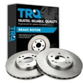 thumbnail image 1 of TRQ Front Disc Brake Rotor Pair Set for C240 / C280 / C320 / C350 / CLK320 / CLK350 / CLK430 / Crossfire / E300 / E320 / E420 / E430 / SLK280 / SLK300 / SLK320, 1 of 5