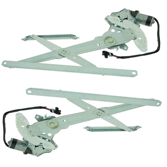 TRQ Front Door Power Window Regulators w/ Motors LH/RH Pair Set for 00-06 Tundra WRA50522 Fits select: 2000-2006 TOYOTA TUNDRA