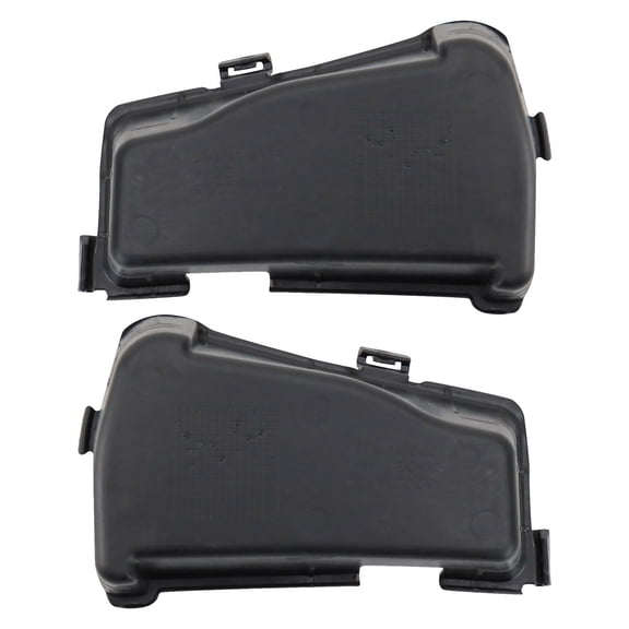 TRQ Front Driver & Passenger Side Lower Inner Fog Light Hole Cover Set,Fog Light Cover Set Fits 2014-2016 BMW 528i 535d 535i 550i ActiveHybrid 5 BM1038140 BM1039140