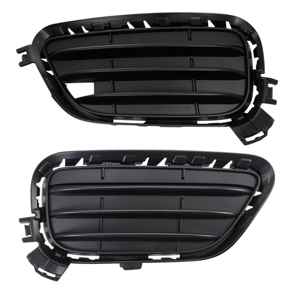 TRQ Front Driver & Passenger Side Outer Fog Light Hole Cover Set,Fog Light Cover Set Fits 2015-2017 BMW X3 BM1038174 BM1039174
