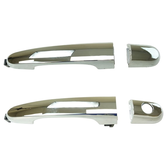 TRQ Front Exterior Outside Door Handle Chrome L Driver R Passenger Pair for Kia DHA30247 Fits select: 2011-2014 KIA SORENTO